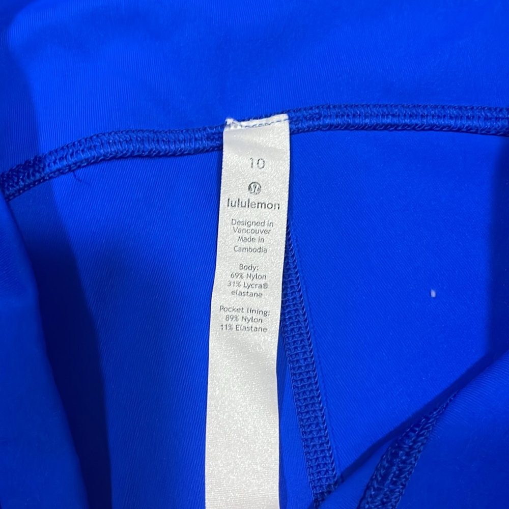 lululemon athletica Bright Blue High-Waist Leggings - Picture 4 of 16